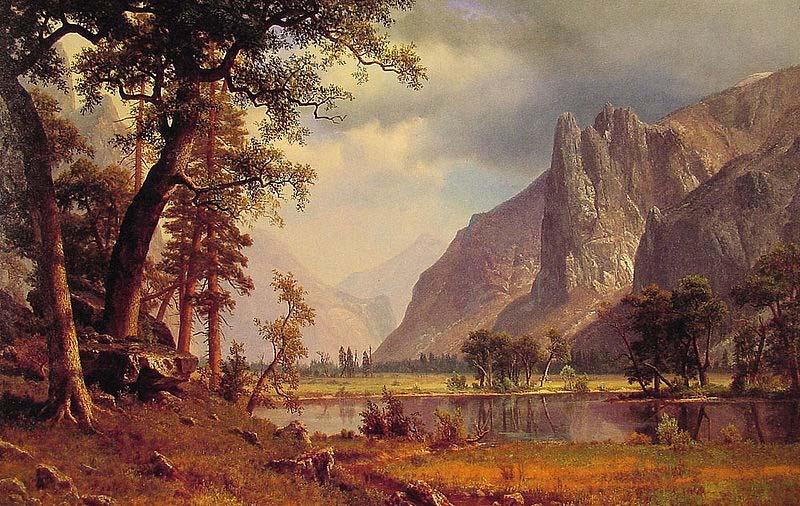 Albert Bierdstadt Yosemite Valley France oil painting art